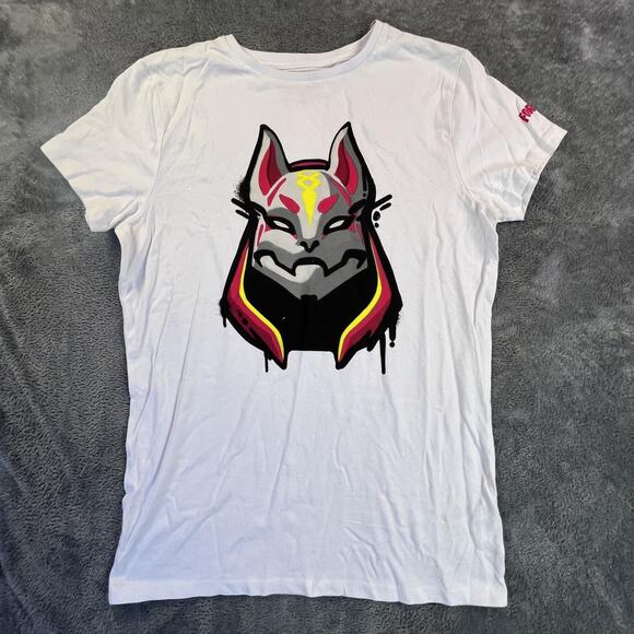 Fortnite Shirt Youth XL Drift Mask Graphic Tee 2019 Epic Games Gamer Cosplay - Picture 1 of 5